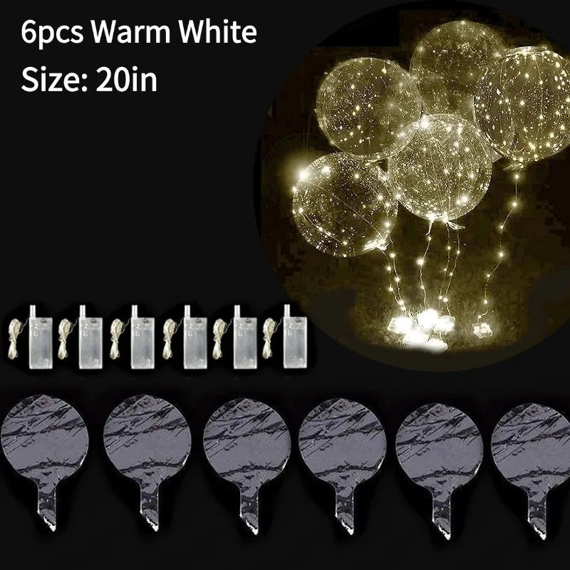 3-12PCS LED Light Balloons