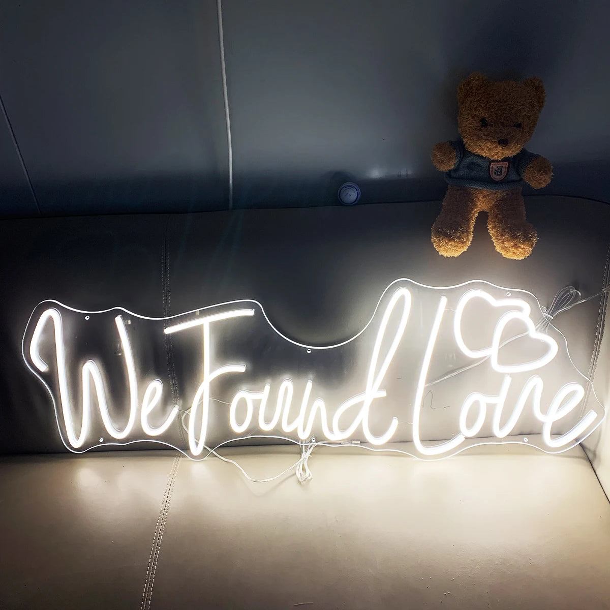 "We Found Love" Neon Sign