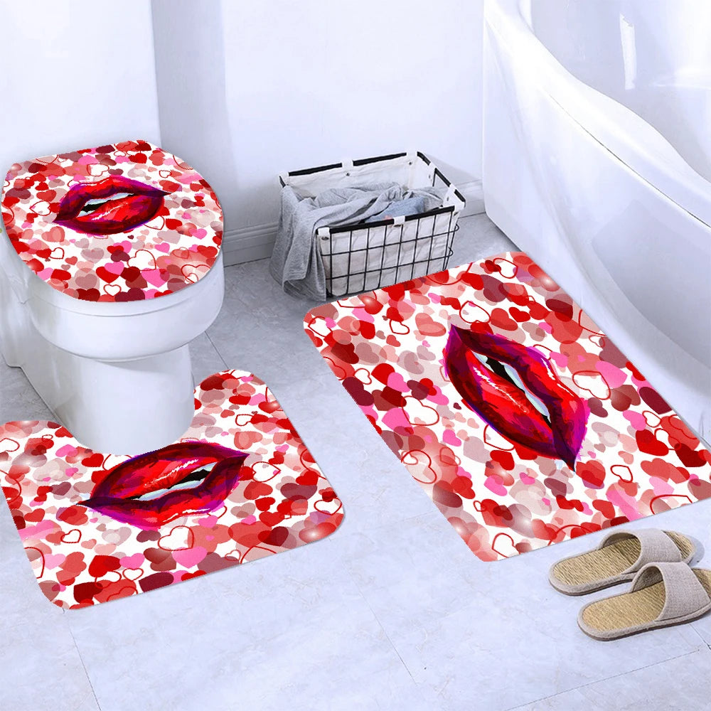 "Happy Valentines Day" Shower Curtains