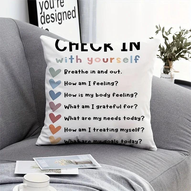 Motivational Mental Health Pillowcase