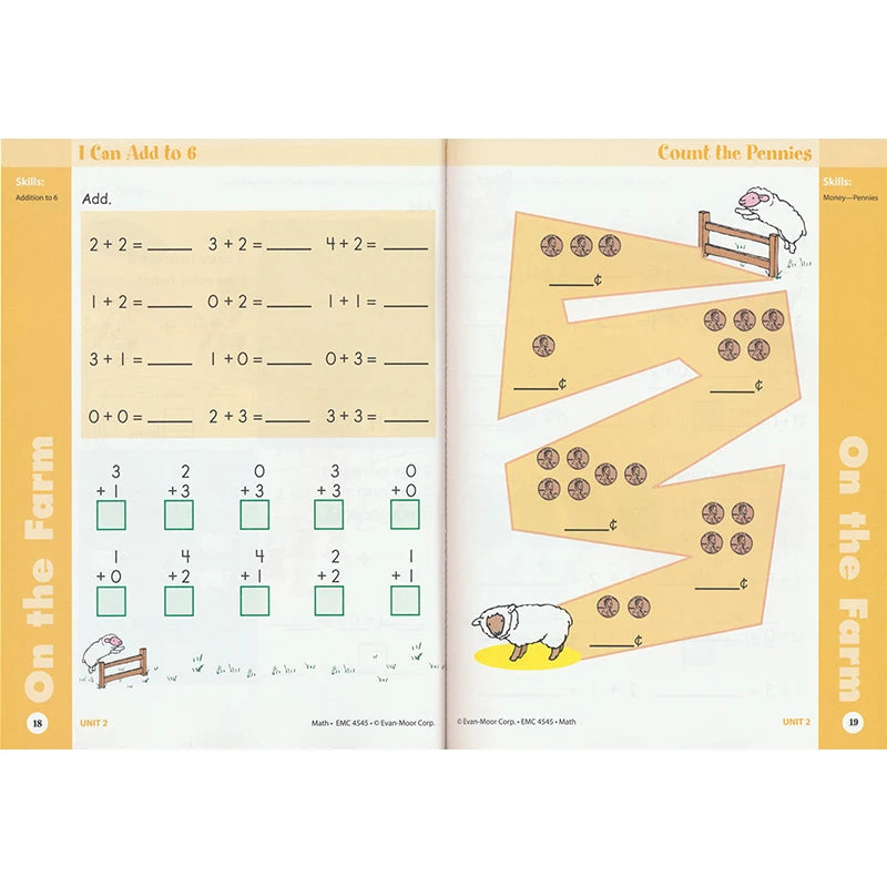 Cahier d'exercices de mathématiques Skill Sharpeners - 1re année