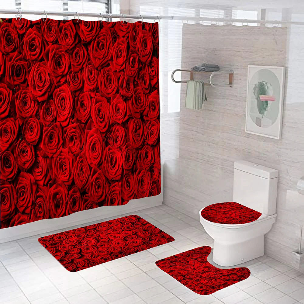 "Happy Valentines Day" Shower Curtains