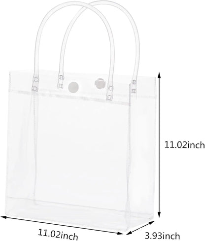 10/20Pcs Clear Gift Bags with Handles
