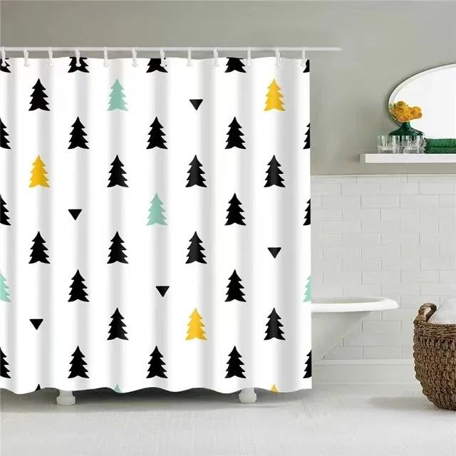 Animal Paw Print Shower Curtains