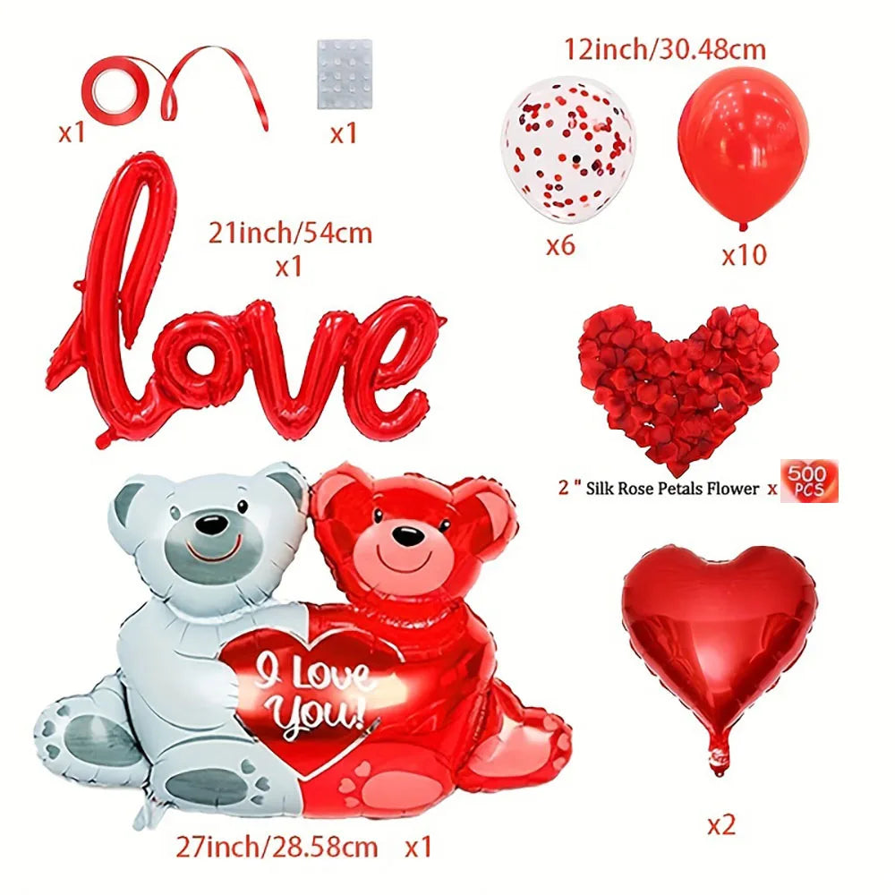 Valentine's Day Balloon Garland