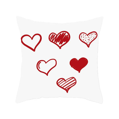 "Valentine's Day Red Black Series" Pillow Covers