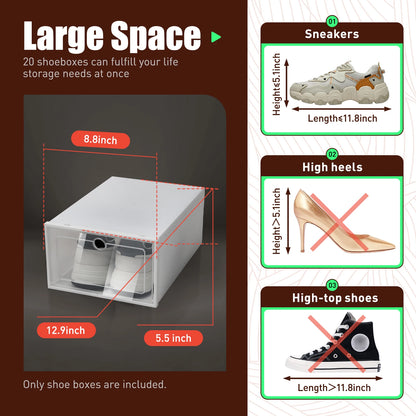 Stackable Shoe Storage Organizer