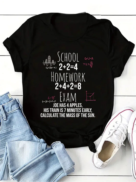 "School...Homework...Exam" T-Shirt