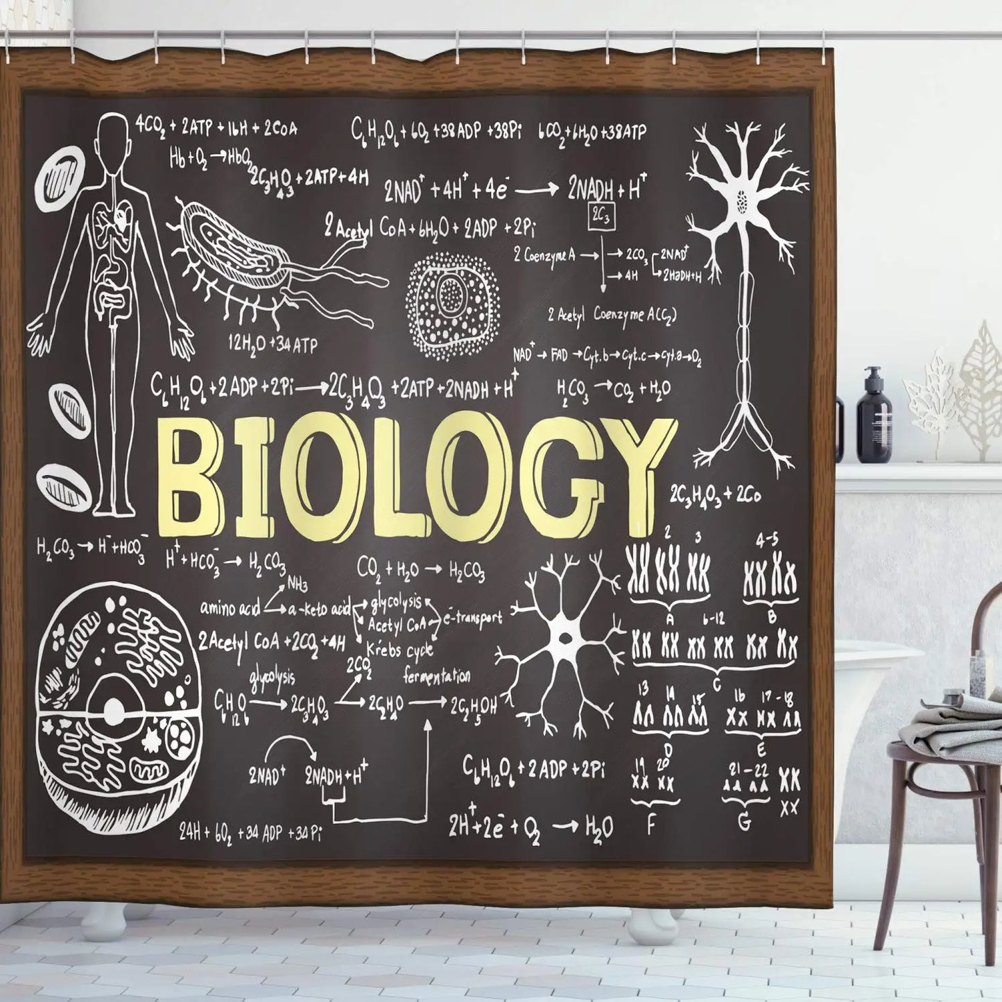 Science Shower Curtain