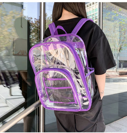 Large Clear Waterproof Backpack Set