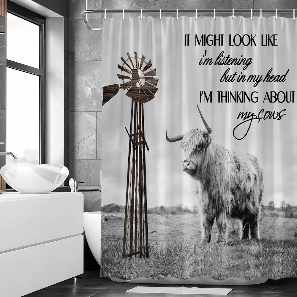 Animal Paw Print Shower Curtains