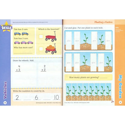 Cahier d'exercices de mathématiques Skill Sharpeners - Maternelle