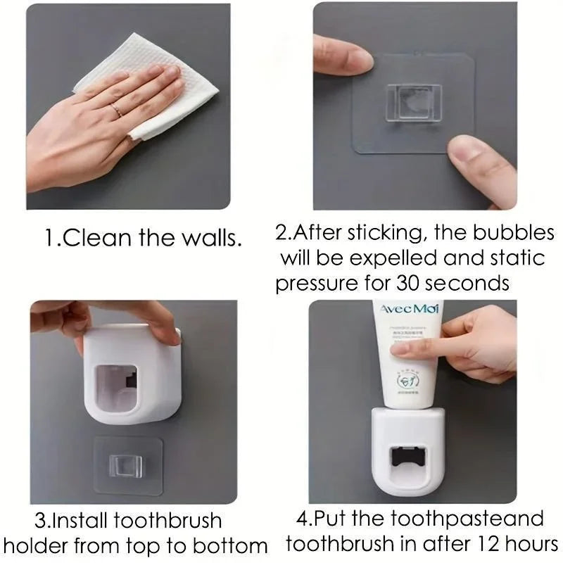 Wall Mounted Automatic Toothpaste Dispenser