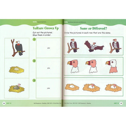 Cahier d'exercices de lecture Skill Sharpeners - Pré-maternelle