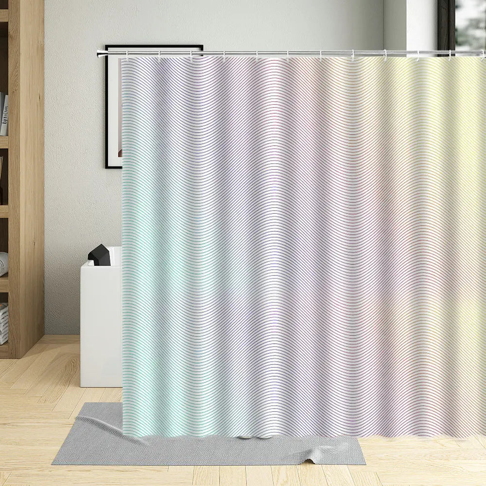 Geometric Shower Curtain