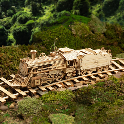 Wooden 3D Classic Car Train Army Jeep Heavy Truck Vintage Car Puzzle