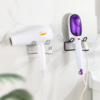 Wall Mounted Hair Dryer Rack