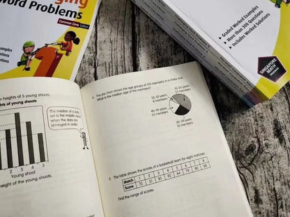 Problemas matemáticos desafiantes, grados 1 a 6: 6 volúmenes