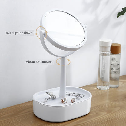 Wall-Mounted Foldable Bathroom Mirror