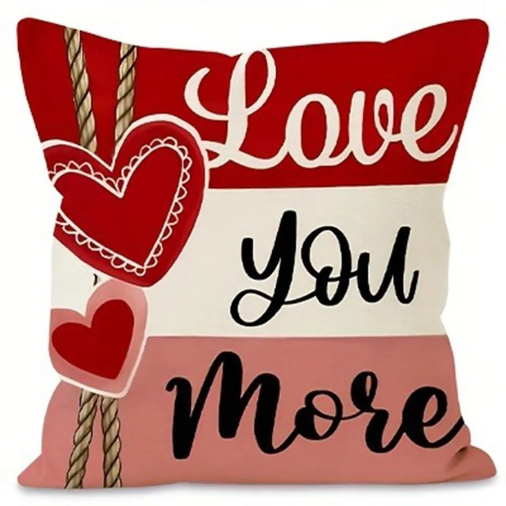 "Valentine's Day Love Heart" Pillow Covers