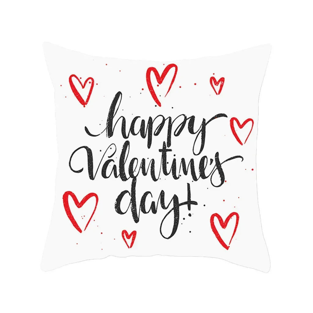 "Valentine's Day Red Black Series" Pillow Covers