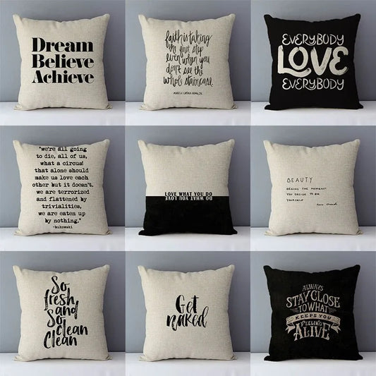 Dream Believe Achieve Cushion Covers