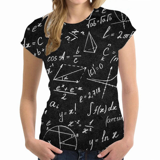 Math Formula and Graphs T-Shirt