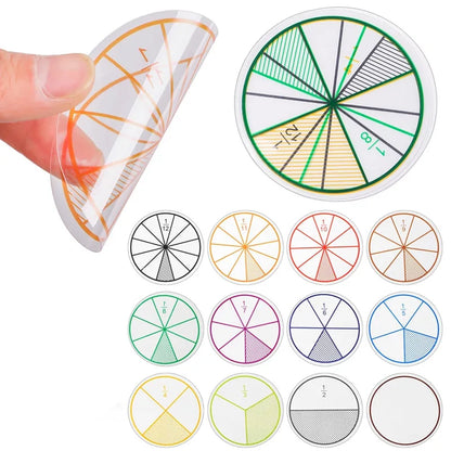 10/5 Ensemble de manipulations de cercles de fractions