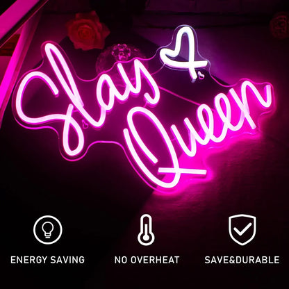 "Slay Queen" Neon Sign