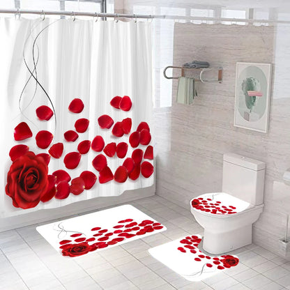 "Happy Valentines Day" Shower Curtains