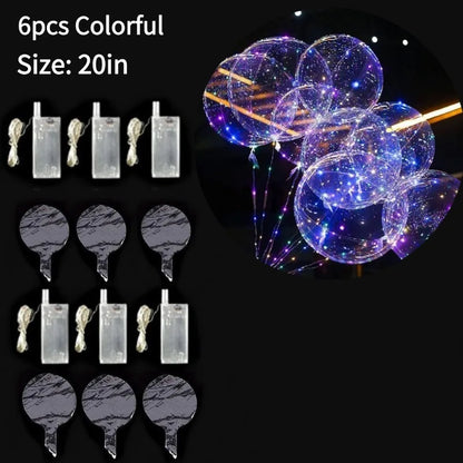 3-12PCS LED Light Balloons