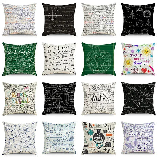 Mathematical Physics Chemical Equation Throw Pillow Cover