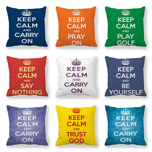 Keep Calm Pillow Covers