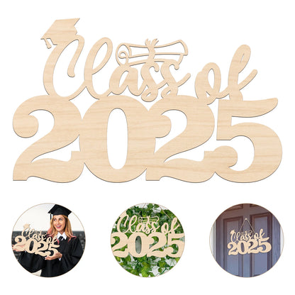 Class of 2025 Wooden Graduation Sign