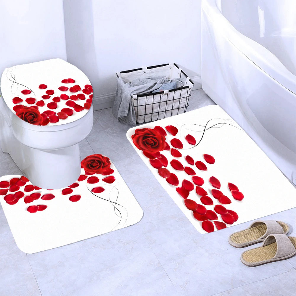 "Happy Valentines Day" Shower Curtains