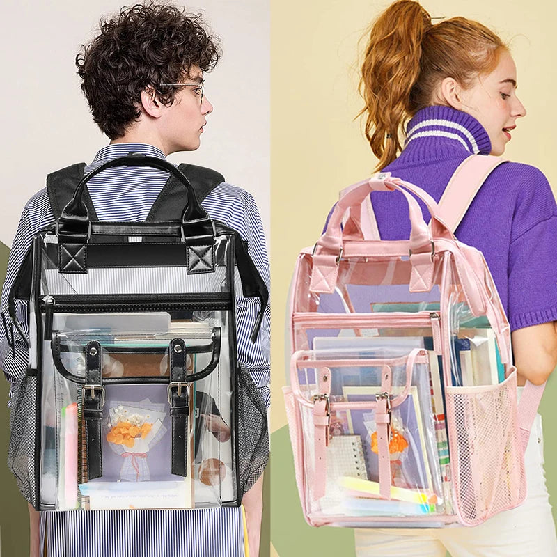 Large Clear Multi-compartment Waterproof Backpack