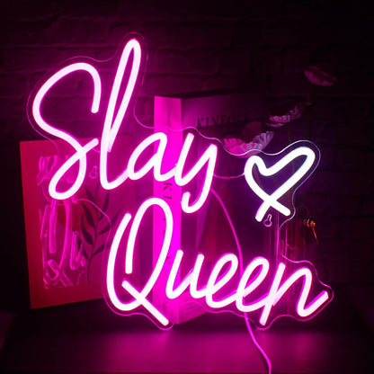 "Slay Queen" Neon Sign