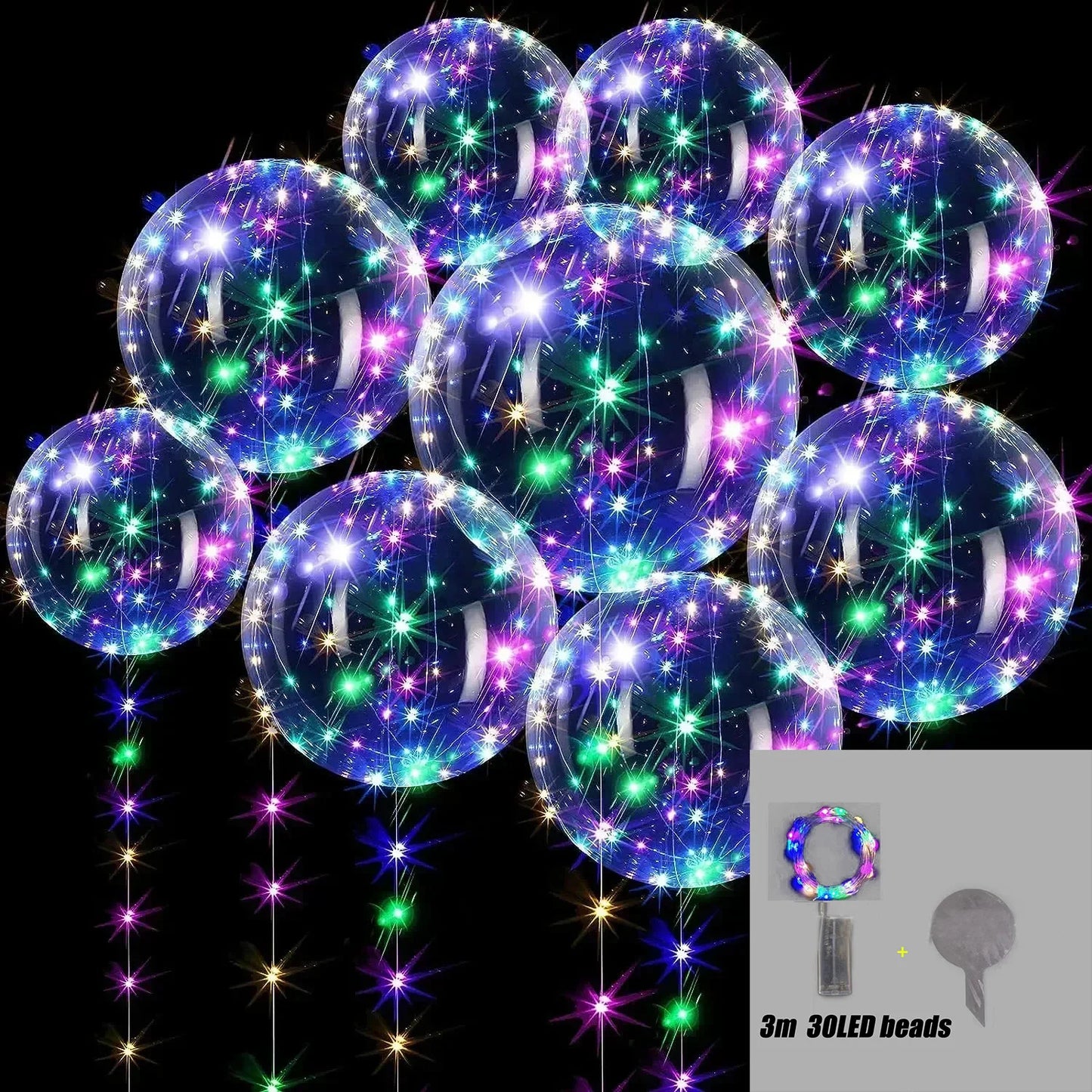 Transparent LED Balloons