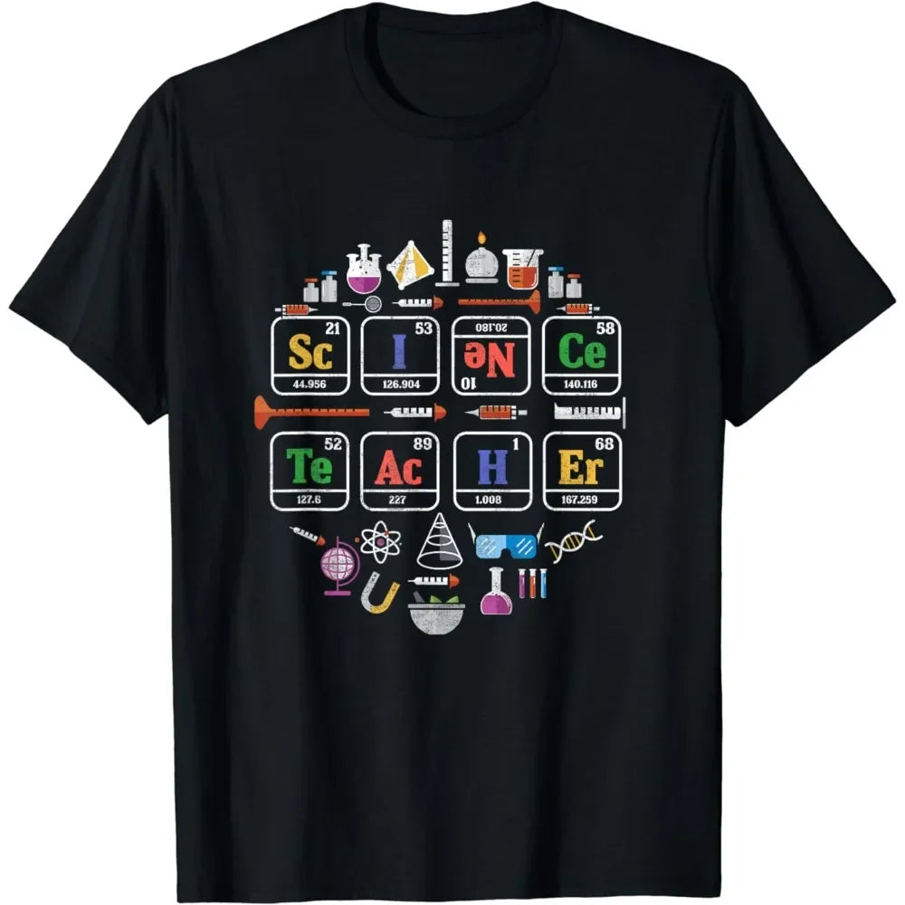 Men's "Science Teacher" Periodic Table T-Shirt
