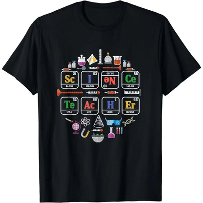 Men's "Science Teacher" Periodic Table T-Shirt