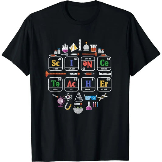 Men's "Science Teacher" Periodic Table T-Shirt