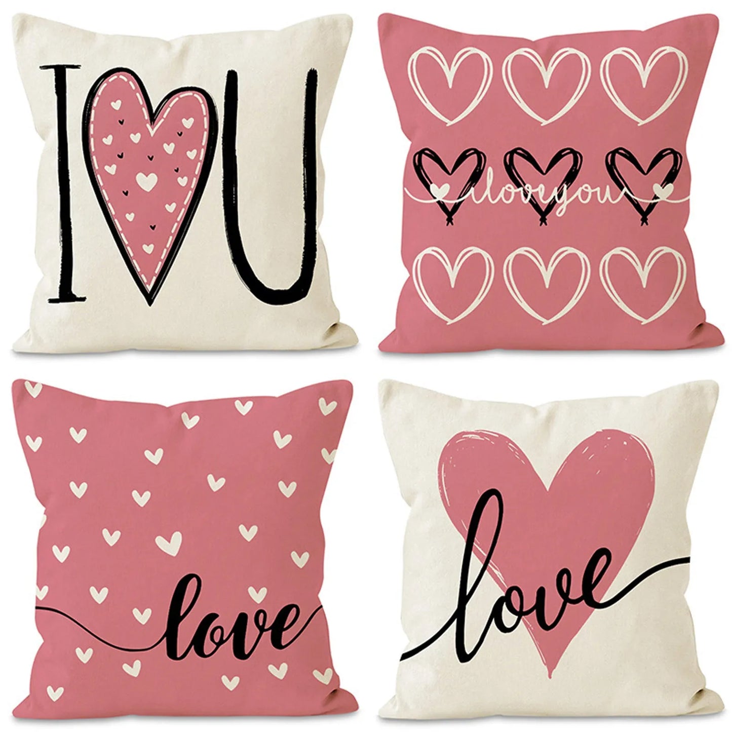 "Valentine's Day" Themed Pillow Covers