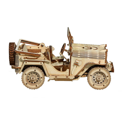 Puzzle 3D en bois pour Jeep tout-terrain