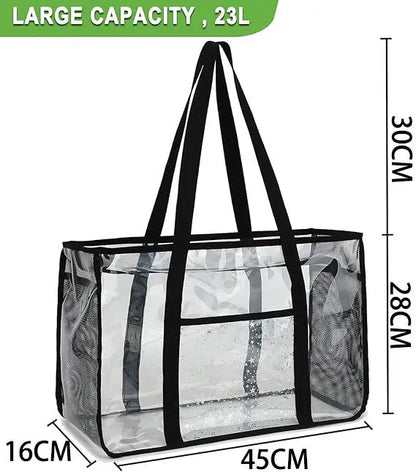 Large Capacity Clear Tote Bag