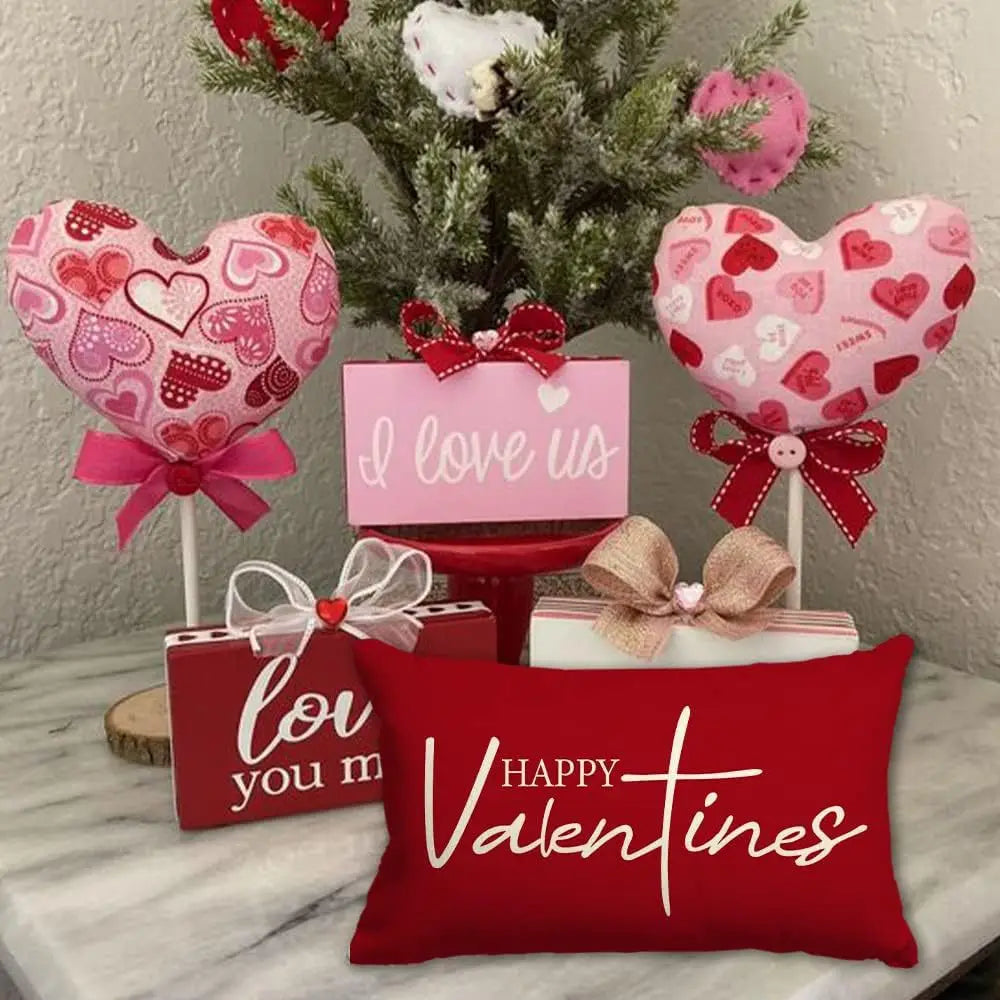 "Valentine's Day" Throw Pillow Covers