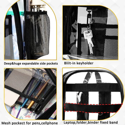 Clear Large Capacity Backpack