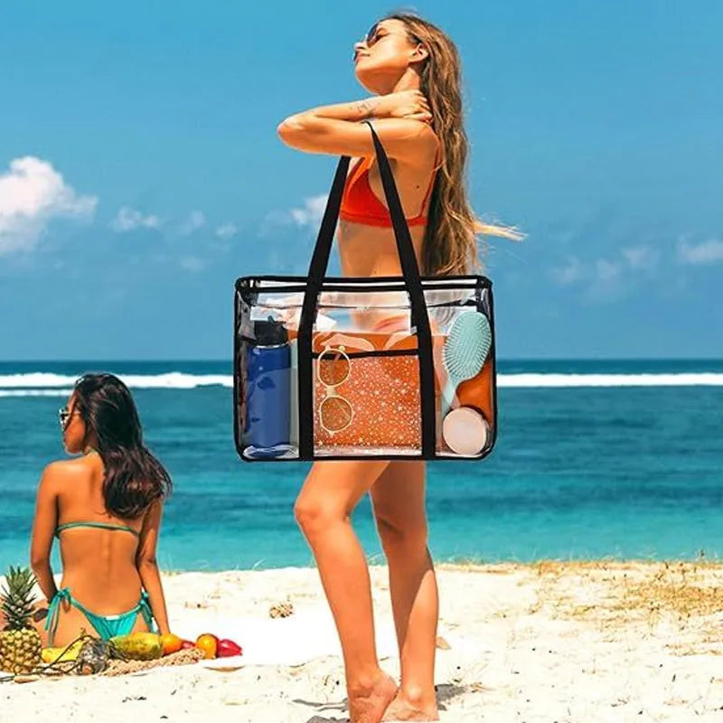 Large Capacity Clear Tote Bag