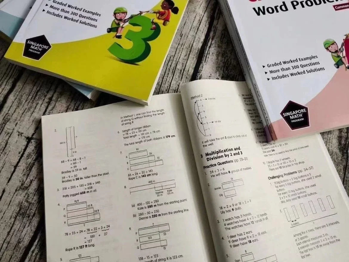 Problemas matemáticos desafiantes, grados 1 a 6: 6 volúmenes