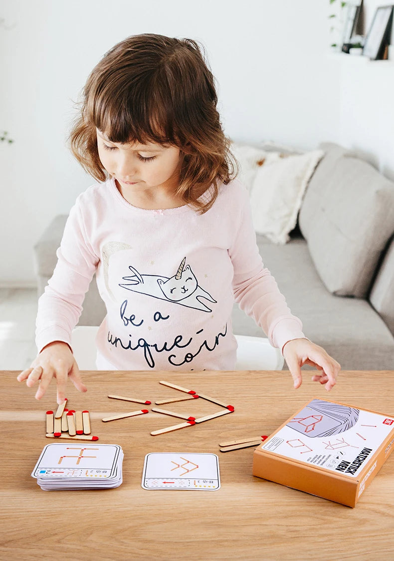 Wooden Matchstick Puzzle Game