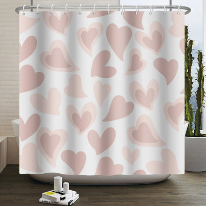 "Happy Valentine's Day" Shower Curtain